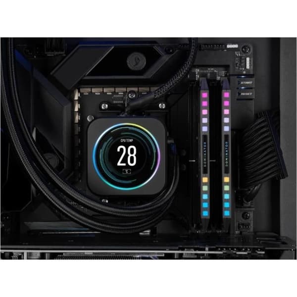 RAM-minne - CORSAIR - DOMINATOR PLATINUM RGB DDR5 - 32GB 2x16GB DIMM - 5600 MHz - 1,25V - Grå (CMT32GX5M2B5600Z36)