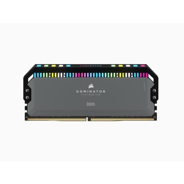 RAM-minne - CORSAIR - DOMINATOR PLATINUM RGB DDR5 - 32GB 2x16GB DIMM - 5600 MHz - 1,25V - Grå (CMT32GX5M2B5600Z36)