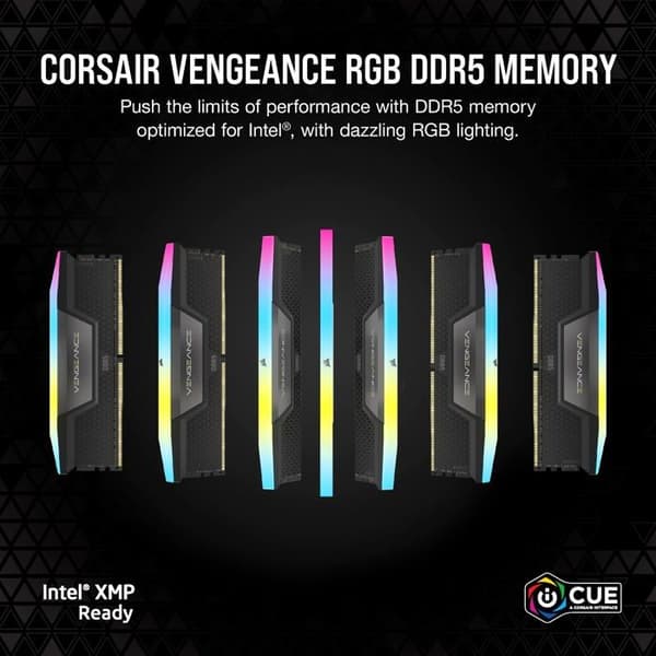 DDR5 RAM - CORSAIR - Vengeance RGB - 96 GB - 5600 MHz - CL40 - Dual Channel