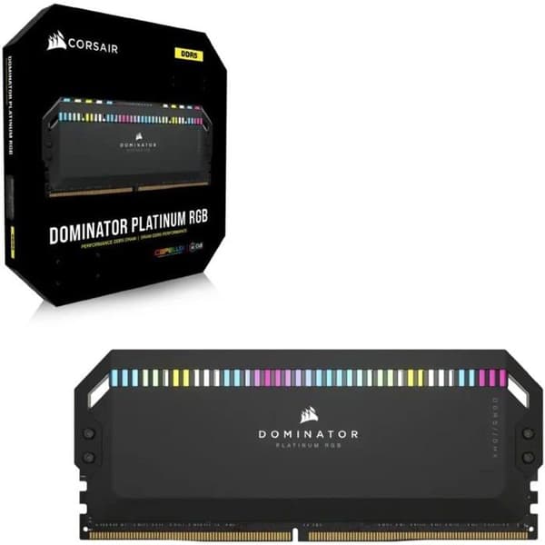 Corsair Dominator Platinum DDR5 RGB 64 GB (2 x 32 GB) 6400 MHz CL32 - Dual Channel Kit 2 DDR5 RAM PC5-51200 - CMT64GX5M