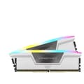 Miniatyrbild 1 av 3: Corsair Vengeance RGB DDR5 32 GB (2 x 16 GB) 6400 MHz CL32 - Vit - Dual Channel Kit 2 RGB DDR5 RAM PC5-51200 - CMH32G
