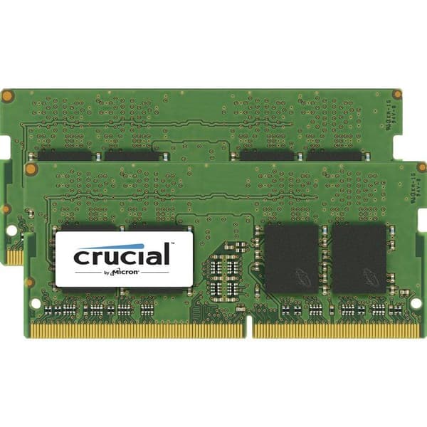 Crucial RAM-modul - 16 GB (2 x 8 GB) - DDR4-2400/PC4-19200 DDR4 SDRAM - CL17 - 1,20 V - Icke-ECC