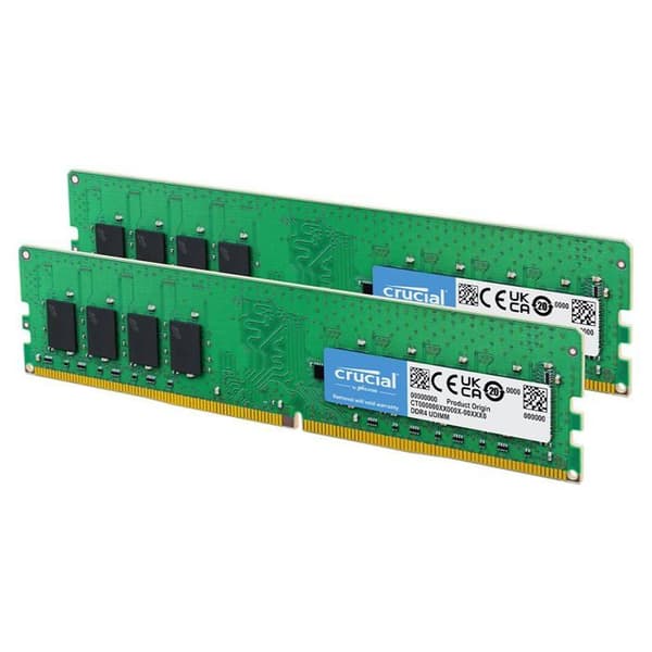CRUCIAL RAM-modul - 16GB (2 x 8GB) - DDR4-2400/PC4-19200 DDR4 SDRAM - CL17 - 1,20V - Icke-ECC - Obuffrad