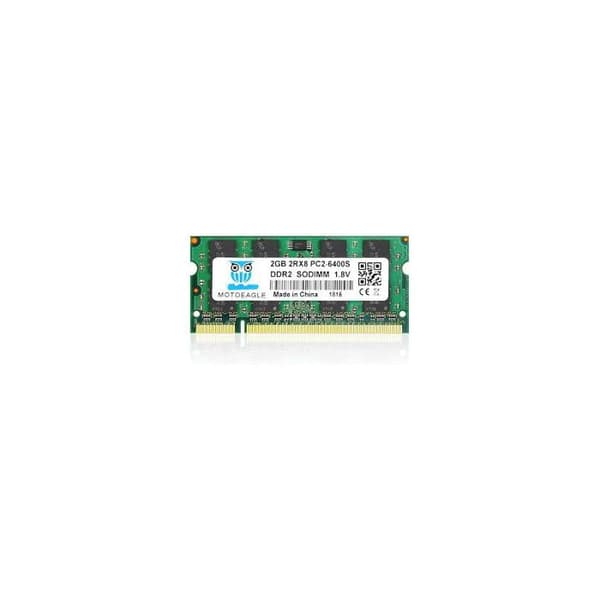 V7 Notebook RAM-modul - 2GB - DDR2-800/PC2-6400 DDR2 SDRAM - CL6 - 1,80V - Icke-ECC - Obuffrad - 200 stift