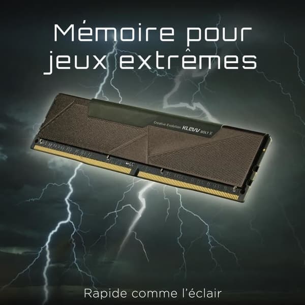 KLEVV BOLT X - PC RAM-minne - 32GB (2x16GB) - 3600 MHz - CAS 18 (KD4AGUA80-36A180U)
