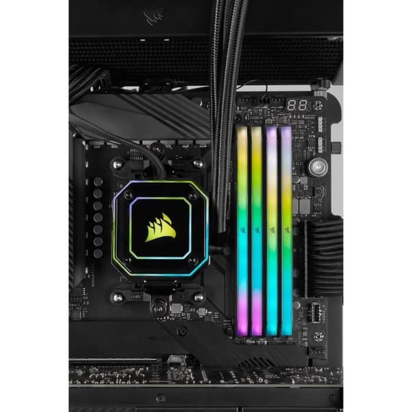 CORSAIR Memory Vengeance RGB RT 3600MHz 128GB (4x32GB) Dimm DDR4 för AMD Ryzen för AMD Threadripper (CMN128GX4M4Z3600C18)