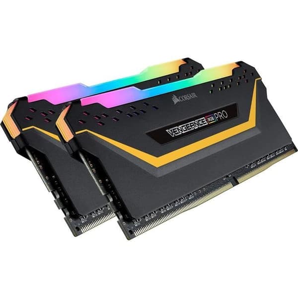 RAM-minne - CORSAIR - Vengeance RGB Pro Series DDR4 - 16GB 2x8GB DIMM - 3200 MHz - CL16 - 1,35V - Svart