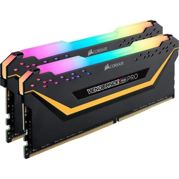 RAM-minne - CORSAIR - Vengeance RGB Pro Series DDR4 - 16GB 2x8GB DIMM - 3200 MHz - CL16 - 1,35V - Svart