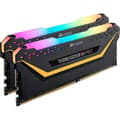 Miniatyrbild 2 av 5: RAM-minne - CORSAIR - Vengeance RGB Pro Series DDR4 - 16GB 2x8GB DIMM - 3200 MHz - CL16 - 1,35V - Svart