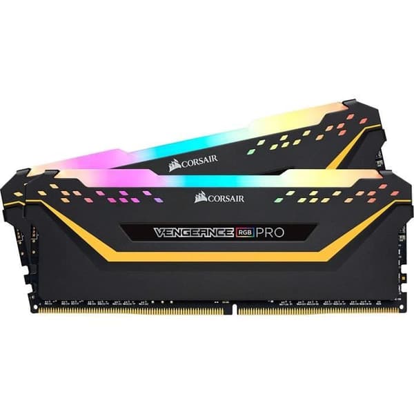 RAM-minne - CORSAIR - Vengeance RGB Pro Series DDR4 - 16GB 2x8GB DIMM - 3200 MHz - CL16 - 1,35V - Svart