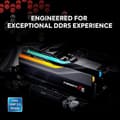 Miniatyrbild 2 av 3: G.Skill Trident Z5 RGB 48 GB (2 x 24 GB) DDR5 7600 MHz CL38 - Vit - Dual Channel Kit 2 DDR5 RAM-minnen PC5-60800 - F5-7600J3