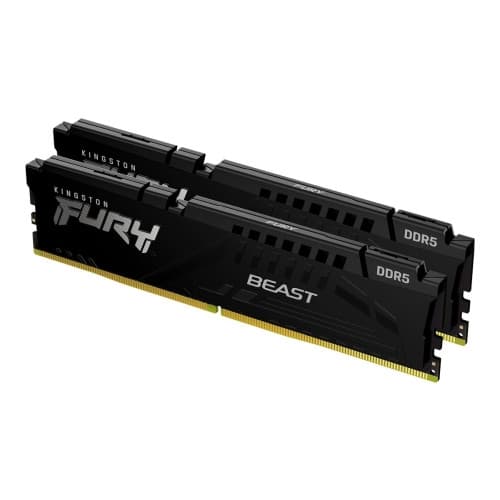 Kingston FURY Beast - DDR5 - sats - 64 GB: 2 x 32 GB - DIMM 288-pin - 2600 MHz / PC5-41600 - ej buffrad
