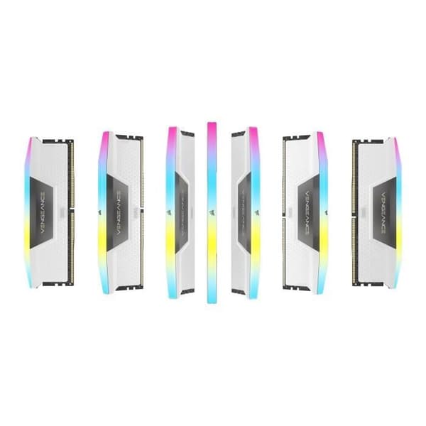 RAM-muisti - CORSAIR Vengeance RGB DDR5 - 32 Gt 2 x 16 Gt DIMM - 6000 MHz - Puskuroimaton, 40-40-40-77, Std PMIC, XMP 3.0, musta lämmönlevitin