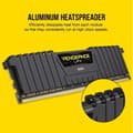 Pikkukuva 5 / 6: Corsair muisti PC DDR4 64GB (2*32) matalaprofiilinen (CMK64GX4M2E3200C16)