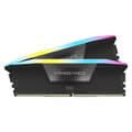 Pikkukuva 1 / 4: RAM - Muisti - Corsair - Revenge RGB DDR5 - 32 Gt 2x16 Gt DIMM - 6400 MHz - 1.40 V - Musta (CMH32GX5M2B6400C32)