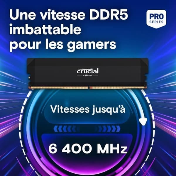 RAM - CRUCIAL - CP2K16G64C38U5W - 32 GB - DDR5 6400 - Dubbelkanalig