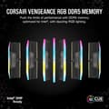 Miniatyrbild 2 av 3: Corsair Vengeance RGB DDR5 64 GB (4 x 16 GB) 6400 MHz CL32 Quad Channel Kit - Svart - RGB DDR5 RAM PC5-51200