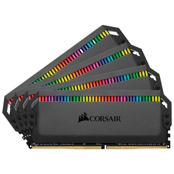 Ramminne - Corsair - Dominator Platinum RGB - 64 GB - DDR4-3600 - CL18 - Svart