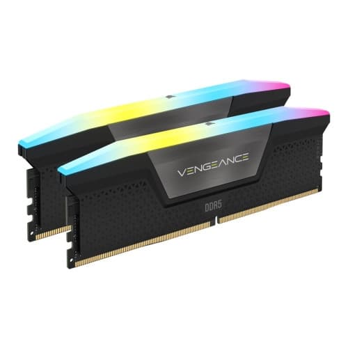 CORSAIR Vengeance RGB - DDR5 - sats - 64 GB: 2 x 32 GB - DIMM 288-pin - 6000 MHz / PC5-48000 - ej buffrad