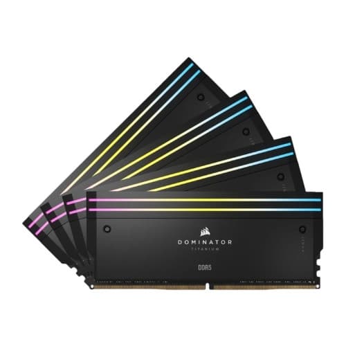 CORSAIR Dominator Titanium RGB - DDR5 - sats - 64 GB: 4 x 16 GB - DIMM 288-pin - 6000 MHz - ej buffrad