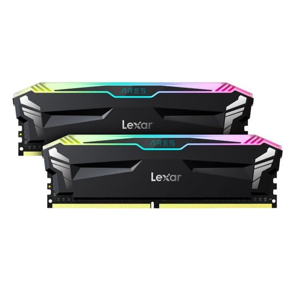 Lexar PC RAM DIMM DDR4 Ares RGB PC4-28800 (3600 Mhz) - svart - 32GB (2x16GB)