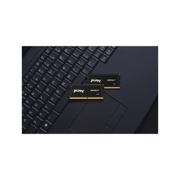 Minnessats - Kingston - Kingston FURY Impact - DDR5 - kit - 32 GB: 2 x 16 GB - 262-pin SO DIMM - 5600 MHz / PC5-44800 - minne