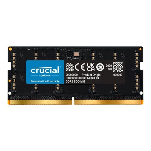 CRUCIAL 32GB DDR5 5600MHz (eller 5200MHz eller 4800MHz) RAM-minne för dator