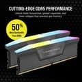 Miniatyrbillede 3 af 5: RAM-hukommelse - CORSAIR - Vengeance RGB DDR5 RAM 32GB (2x16GB) 6000MHz CL36 AMD Expo Kompatibel iCUE - Grå (CMH32GX5M2E6000Z36)