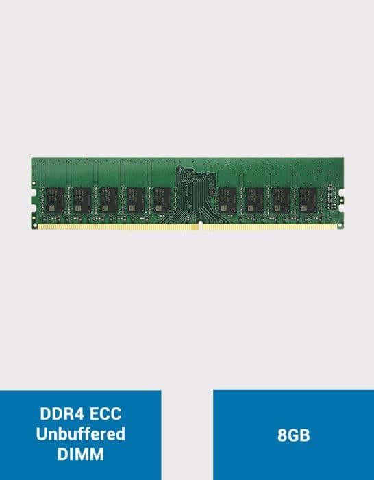 Modul DDR4 - SYNOLOGY - 8 GB - DIMM 288-pinnar - 2666 MHz - ECC - Buffertlös minne