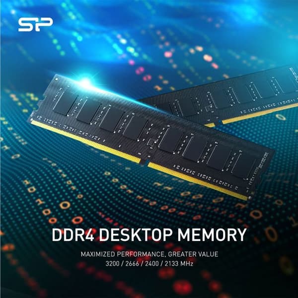 Minnesmodul - SILICON POWER - SP008GBLFU320X02 - 8 GB - DDR4 - 3200 MHz