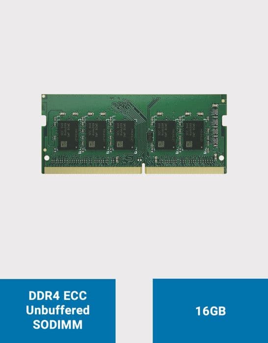RAM-minne - Synology - D4ES01-16G - 16 GB - DDR4 - SO-DIMM 260 stiftar