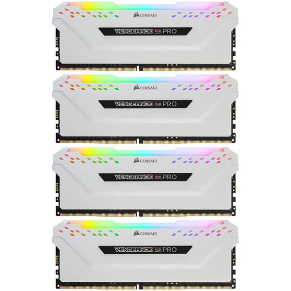 Corsair Vengeance CMW32GX4M4C3600C18W DDR4 RAM - 32 GB (4 x 8 GB) - 3600 MHz - Vit