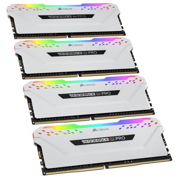 Corsair Vengeance CMW32GX4M4C3600C18W DDR4 RAM - 32 GB (4 x 8 GB) - 3600 MHz - Vit