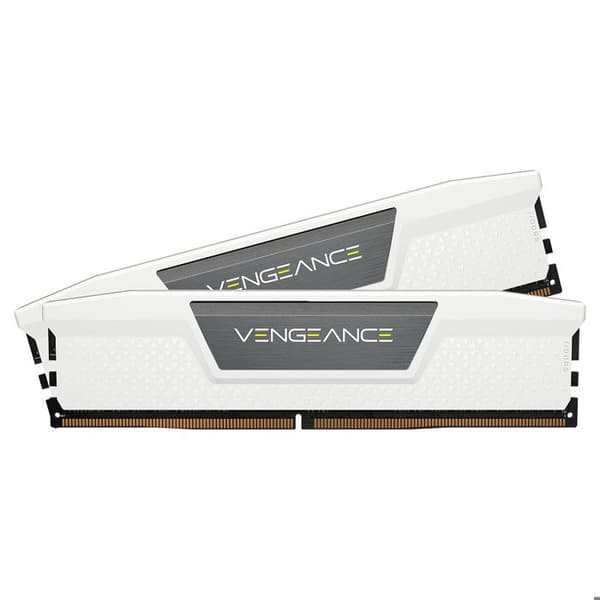 Corsair Vengeance DDR5 32 GB (2 x 16 GB) 6000 MHz CL36 - Vit - Dual Channel Kit 2 DDR5 PC5-48000 RAM - CMK32GX5M2E600