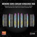 Miniatyrbild 2 av 3: RAM-minne - CORSAIR - Vengeance RGB DDR5 RAM 64GB (2x32GB) 6000MHz CL30 AMD Expo iCUE-kompatibel - Grå (CMH64GX5M2B6000Z30)