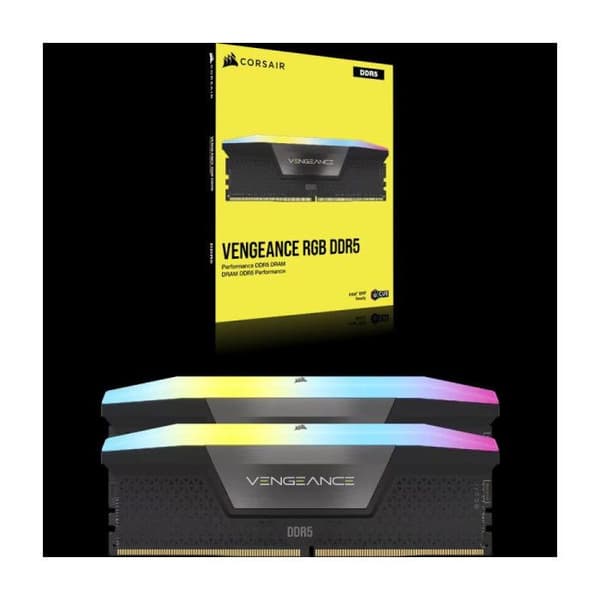 RAM-minne - CORSAIR - Vengeance RGB - 32 GB - 6400 MHz - CL36 - Dubbelkanalig