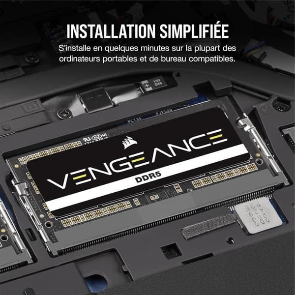 SO-DIMM RAM - Corsair - Vengeance - 16 GB - 5200 MHz - CL44