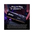Miniatyrbild 6 av 6: DDR5-minne - KINGSTON FURY - Beast RGB - 16Go - 6000MT/s - CL30 - ECC på chip