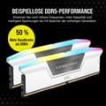 Miniatyrbild 3 av 3: RAM DDR5 - CORSAIR - Vengeance RGB - 32 Go - 6400 MHz - CL36 - Vit