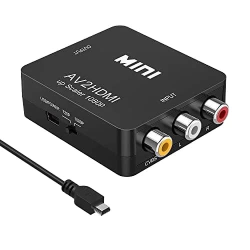 RCA AV till HDMI Converter / Adapter 1080P Universal White