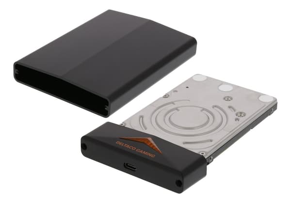 dELTACO GAMING 2.5 HDD Enclosure, LED
