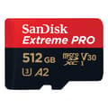 Miniatyrbild 1 av 4: SanDisk MicroSDXC Extreme Pro 512 GB 200MB/s Inkl. Adapter