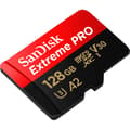 Miniatyrbild 4 av 5: SanDisk MicroSDXC Extreme Pro 128 GB 200MB/s Inkl. Adapter