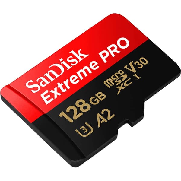 SanDisk MicroSDXC Extreme Pro 128 GB 200MB/s Inkl. Adapter