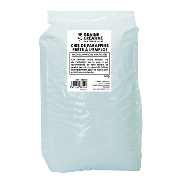 Ljusvax Stor påse med 5 kg - Creative seed White