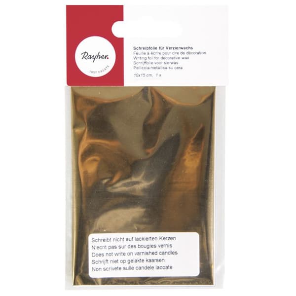 Skrivark för dekorativt vax - RAYHER - 1 st (10x15 cm) - Vit - Blandat