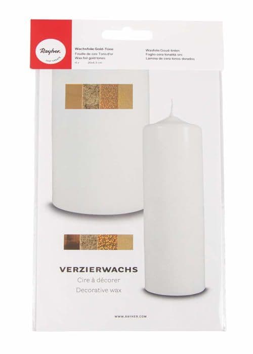 Vax för ljus - modelleringsljus - kristallgel - vaxark - vaxlins - paraffin Rayher hobby - 31437000
