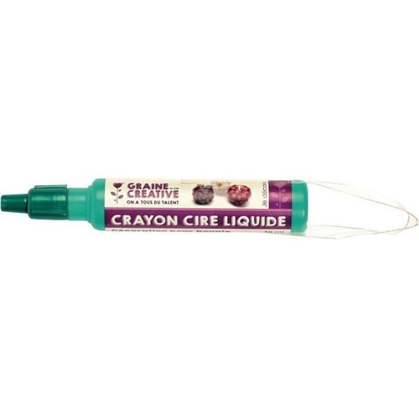 Kritor för Ljus - Flytande Vax - 30 ml - Guld, Silver, Röd - Set med 4 Kritor