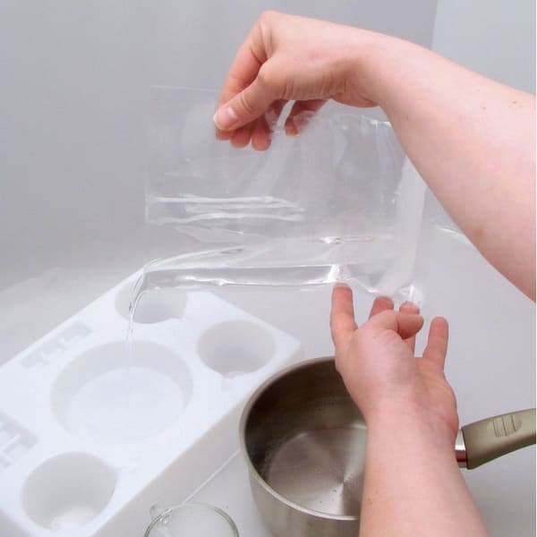 Sachet för vattenbad - DTM - 6 sachet - 500g blandning för ljus - Blandet