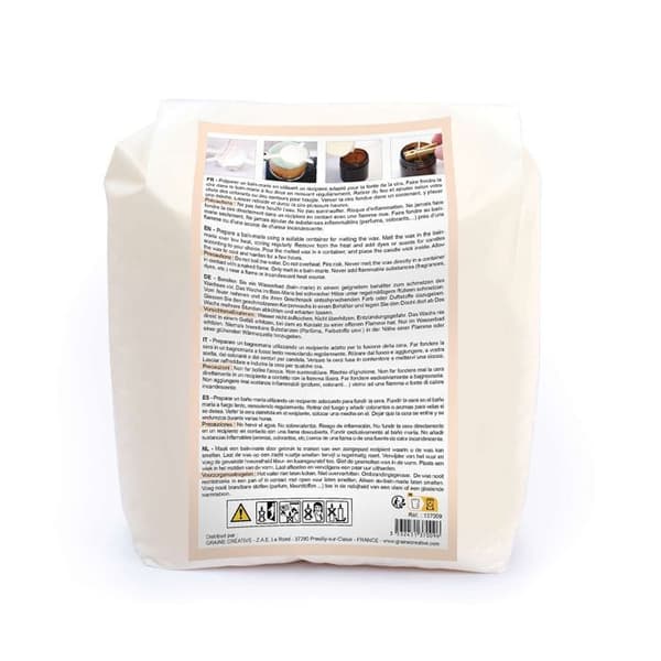 1,2 kg påse vegetabiliskt vax för ljus, specialfyllning